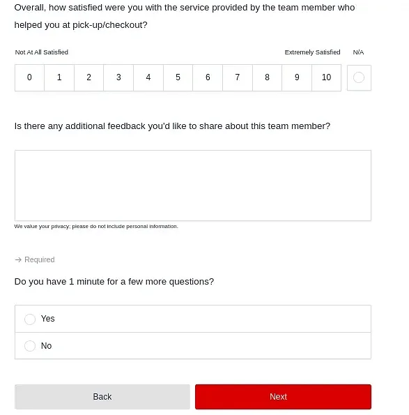 provide your honest feedback