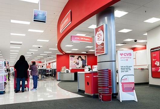 ATMs inside the CVS store